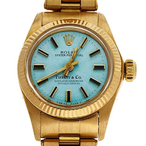 rolex tiffany yellow|rolex with tiffany blue dial.